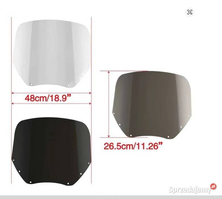 Szyba Owiewka Harley Dyna Fat Bob Lekko Dymiona Szyby i owiewki świętokrzyskie Sandomierz