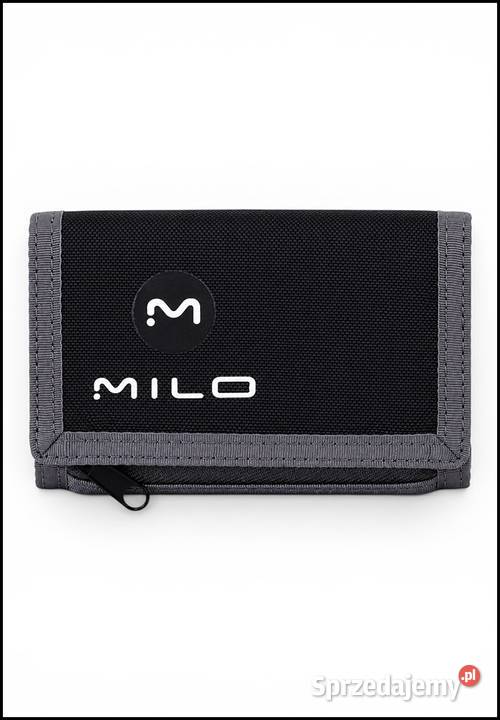 Portfel MiLO Rio nylon czarny Okazja na Prezent Dodatki