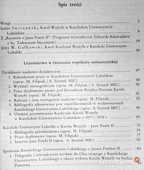 Obecność Karol Wojtyła w Katolickim Chełm