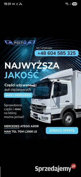 MAN TGL TGM Euro 3456 na części Wysyłka 7 dni Rzędowice
