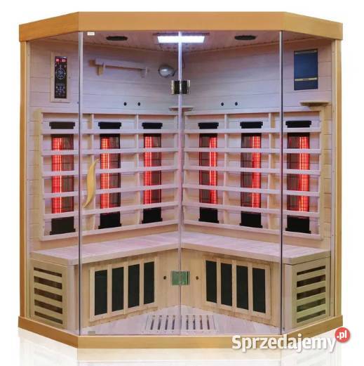 SAUNA Kabina na podczerwień BRANDON 140x140 dual Siedlisko