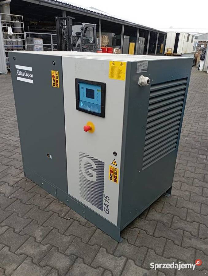 Sprężarka śrubowa kompresor ATLAS COPCO GA15 Wilków