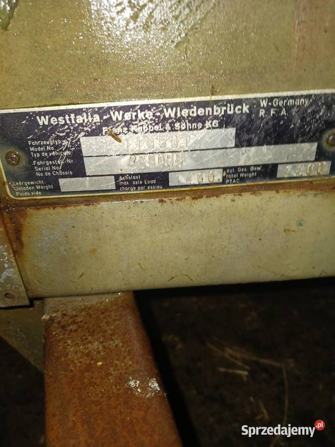 Koniowoz Westfalia 1 Dołęgi sprzedam
