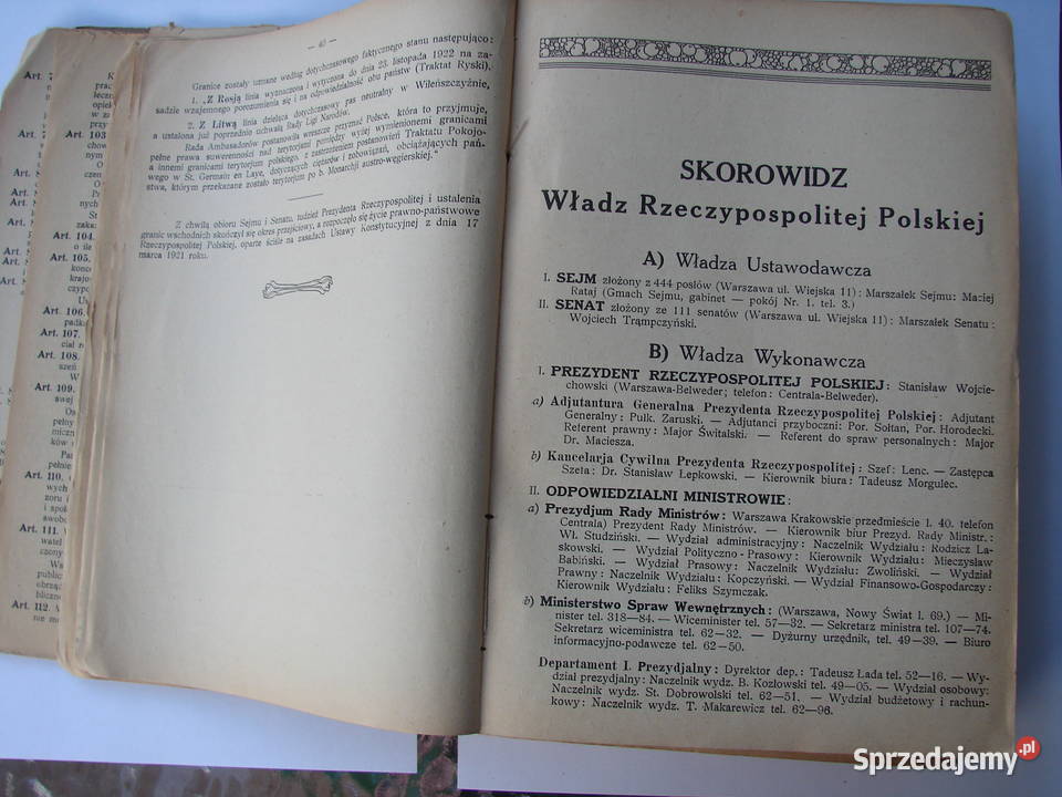 Skorowidz miejscowości Rzeczpospolitej Polski Pocztówki i karty telefoniczne Warszawa