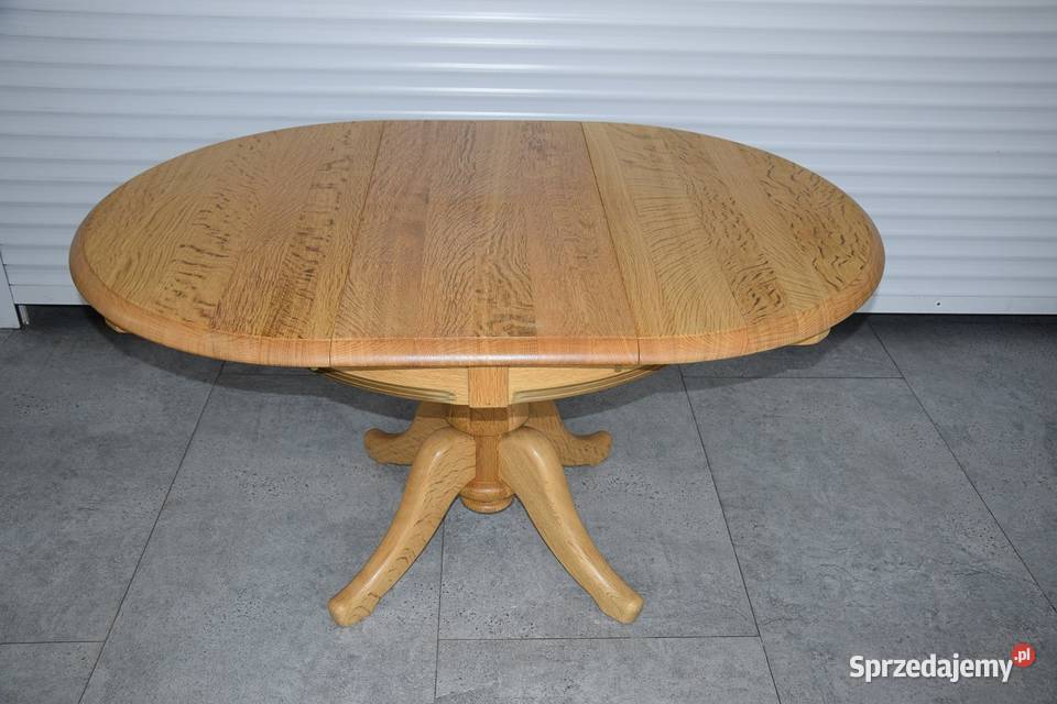 stół rozkładany i 4 krzesła komplet z drewna Olsztyn