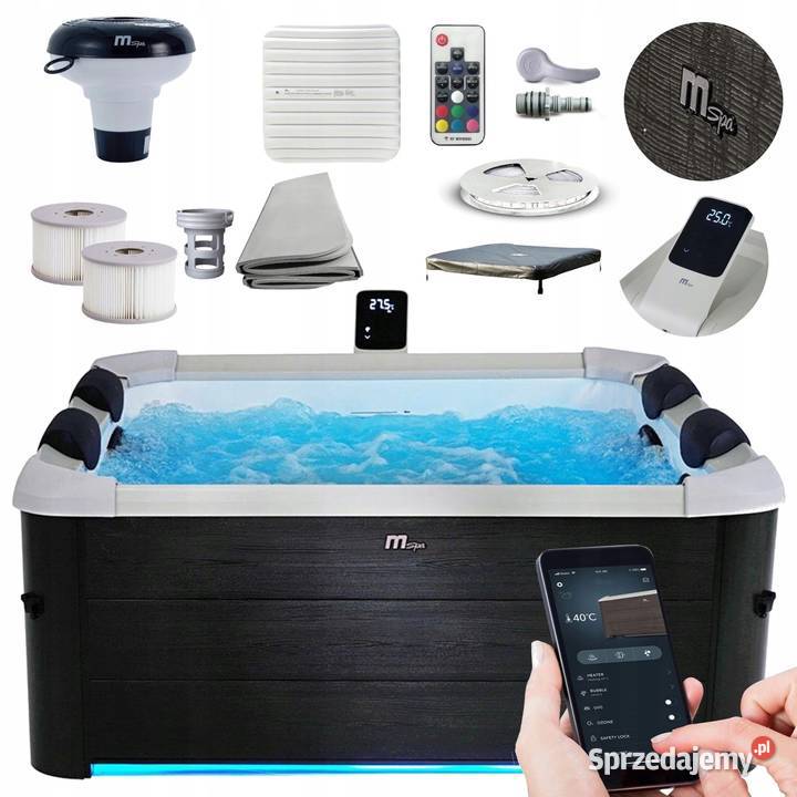 OGRODOWE SPA BASEN MASAŻ RELAKS WIFI TEMPERATURA