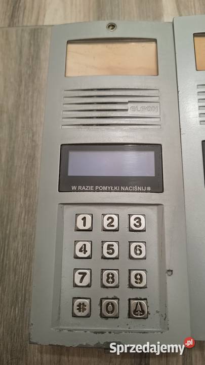 Panel domofonu elfon optima sl255 2 sztuki Tczew sprzedam