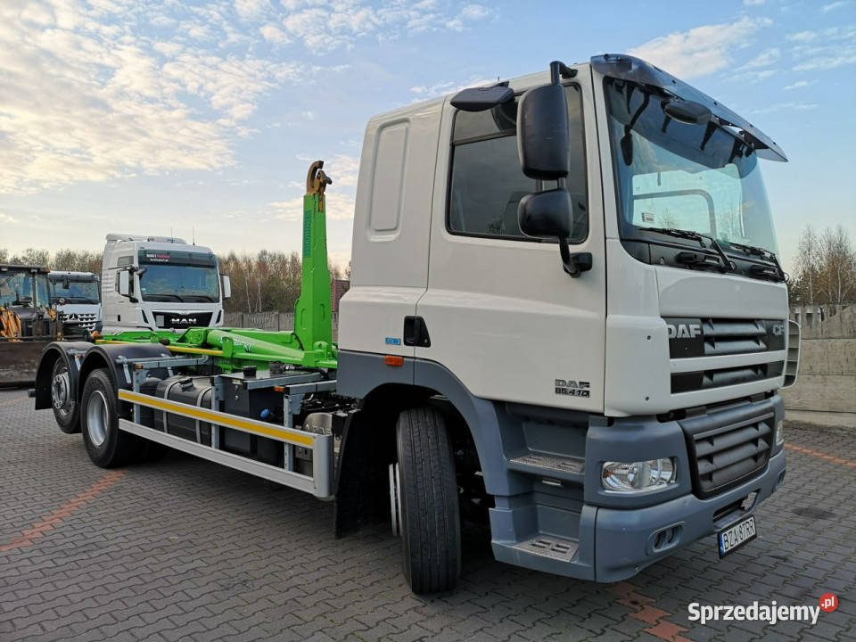 DAF CF 85410 ATE Hakowiec 6x2 Skibicki 250 z Samochody ciężarowe Daleszyce