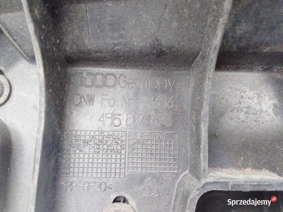 ŚLIZG ZDERZAKA PRAWY TYŁ AUDI A6 C6 4F5807898 śląskie Przystajń