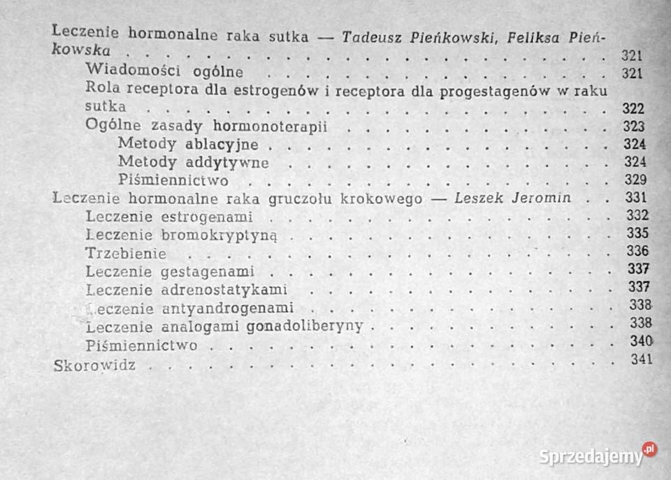Leczenie hormonami i pochodnymi hormonów Marek lubelskie Chełm sprzedam