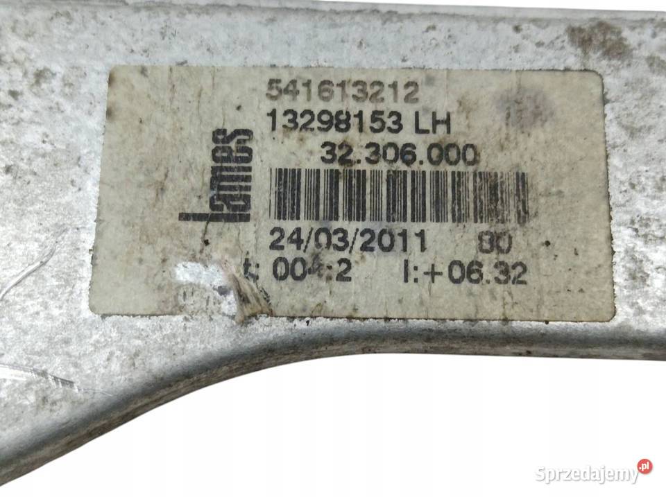 MECHANIZM SZYBY LEWY PRZÓD 13298153LH Opel Corsa Mechanizmy opuszczania szyb