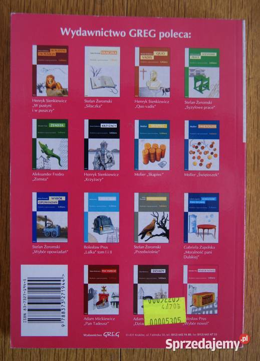 Bolesław Prus Wybór nowel