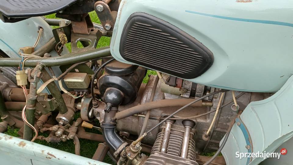 Dniepr MT z wózkiem bocznym stan oryginalny