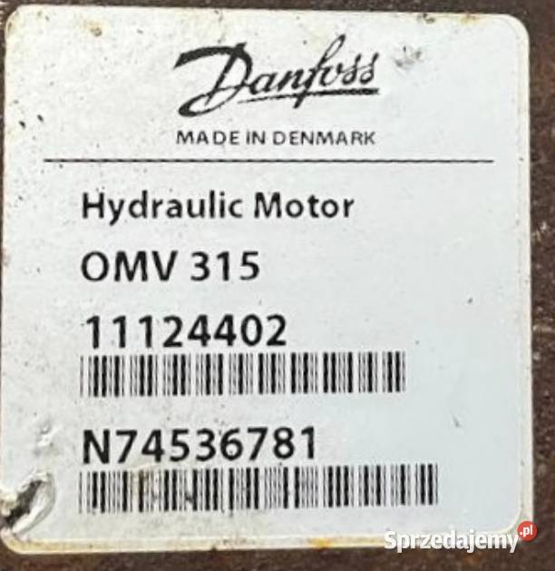 Danfoss OMV 315 11124402 Silnik hydrauliczny Układ hydrauliczny Do maszyn budowlanych Poznań sprzedam