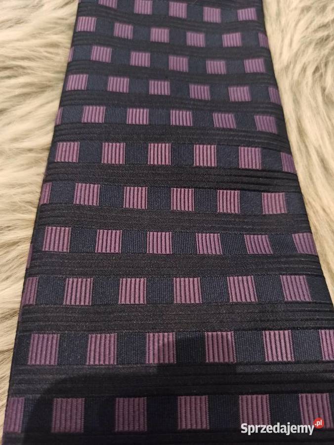 Krawat MarksSpencer krawat czarny kratka Krawaty Warszawa