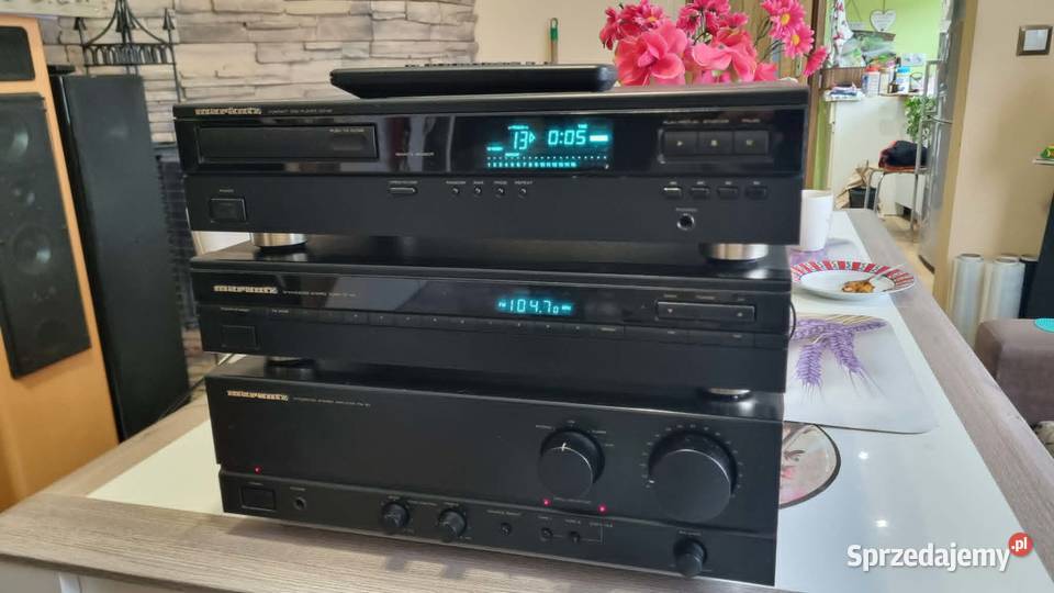 Wieża Marantz wzmacniacz PM30 2x35W tuner ST40 i Warta