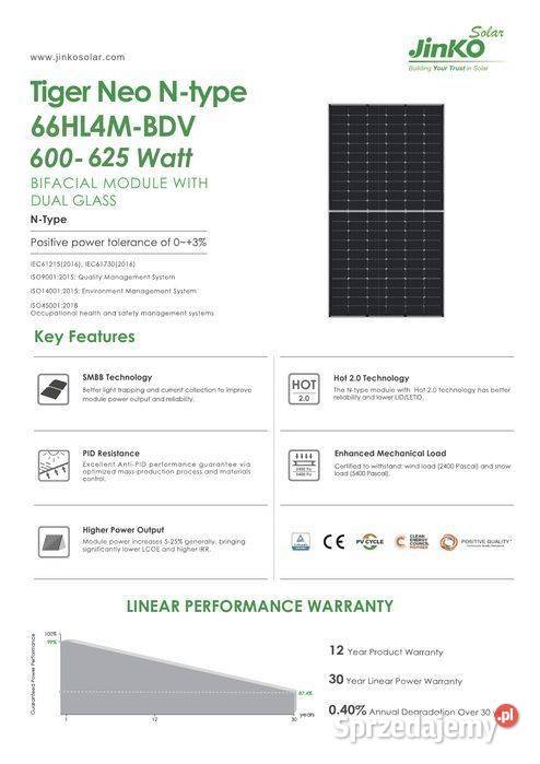 JINKO Solar 620W JKM620N66HL4MBDV