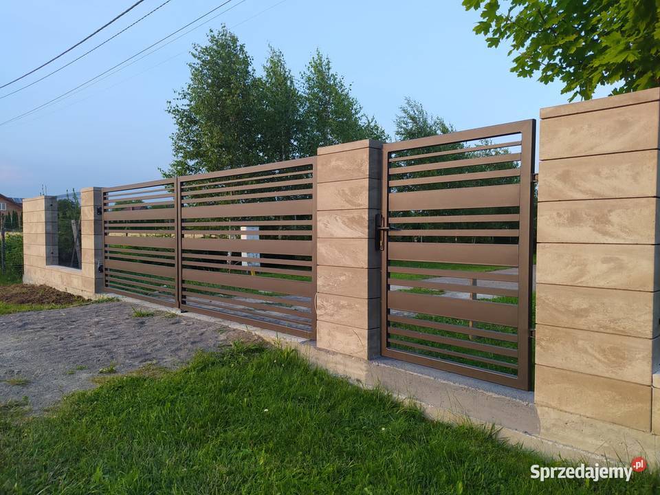 Panel ogrodzeniowy fi4 123 grafit czarny zielony Kolbuszowa