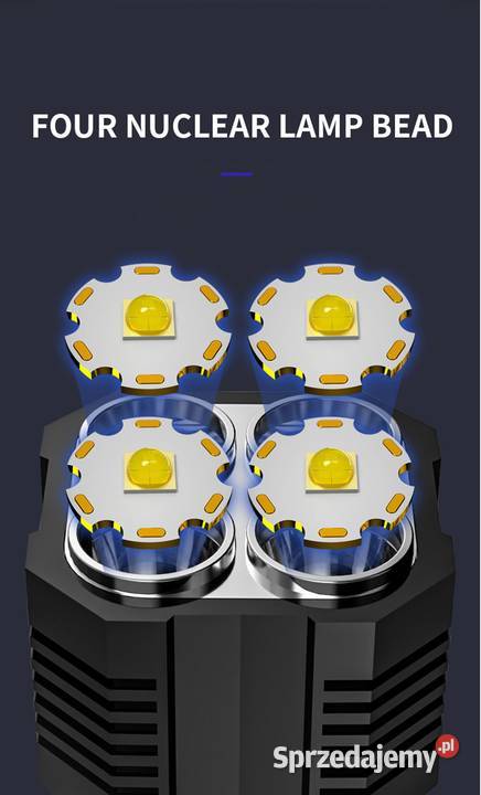 Mocna Latarka lampa turystyczna taktyczna USB Nowy Sącz