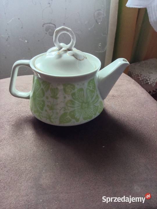 Dzbanuszek porcelana do herbaty LUBIANA z okresu Świdnica
