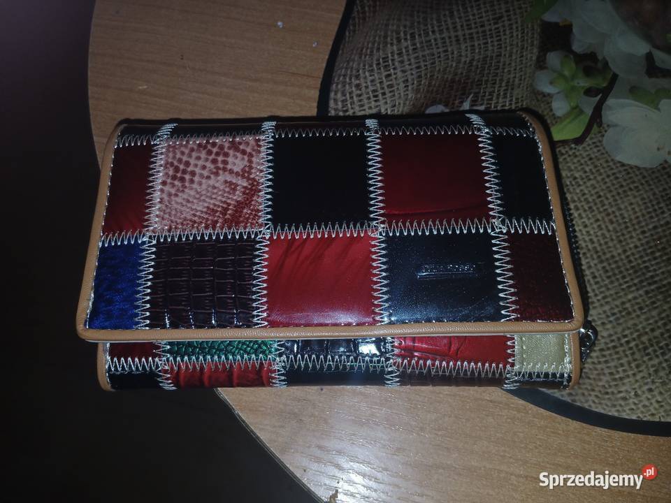 Spszedam potfel ze skury Moda i Styl sprzedam