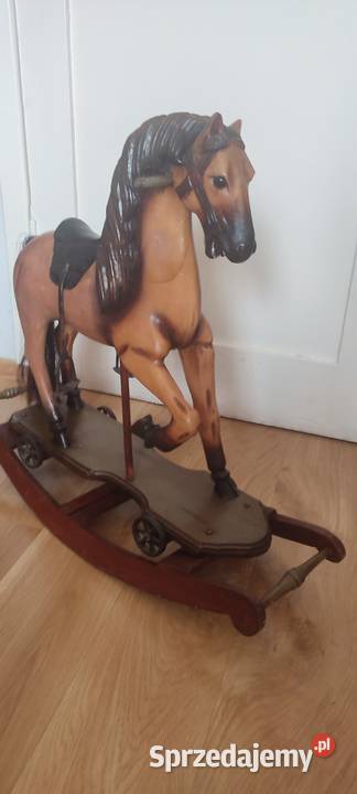 Koń na biegunach antyk pomorskie