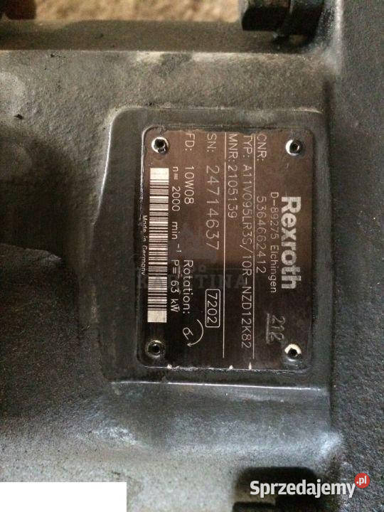 Pompa rexroth A11V 095LR3S Koparki Terex TW110 Pozostałe Jastrzębniki