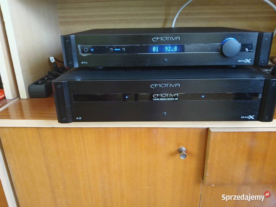 Przedwzmacniacz Emotiva BasX Pt1 i końcówka mocy Audio kujawsko-pomorskie Ciechocinek