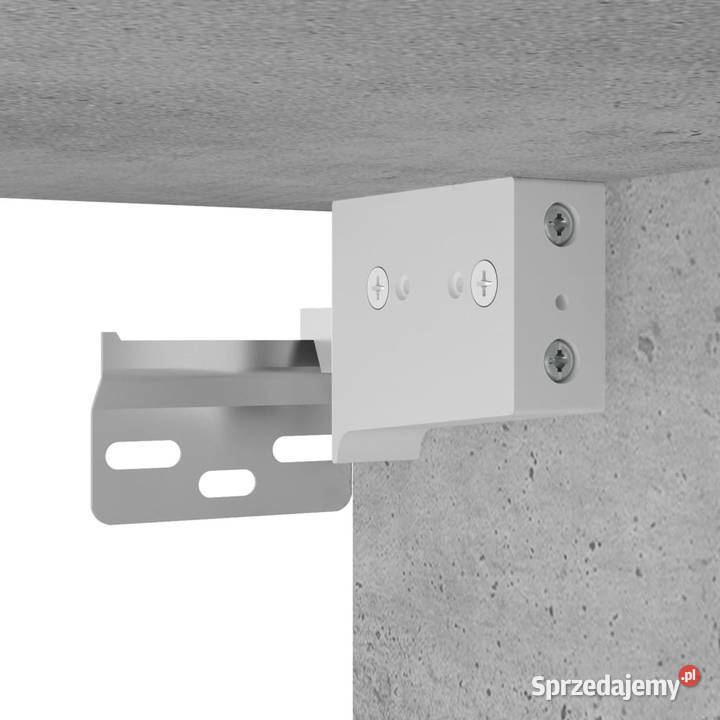 Szafka wisząca szarość betonu 345x34x90 WM834998 mazowieckie sprzedam