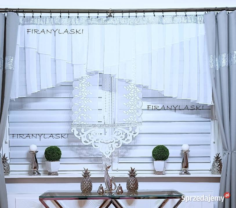 Zestaw Firanki i Panel Firany do pokoju salonu mazowieckie Wyszków