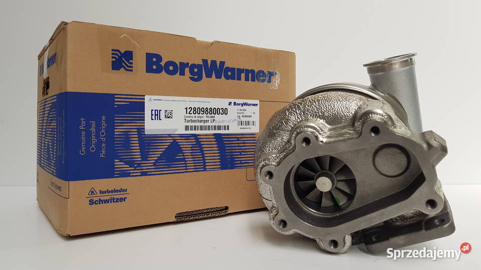 Nowa turbosprężarka BorgWarner KKK 12809880030 Turbosprężarki Siedlce sprzedam