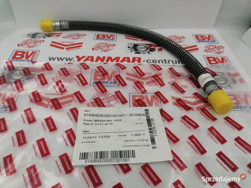 Yanmar wąż hydrauliczny siłownika lemiesza Zgierz