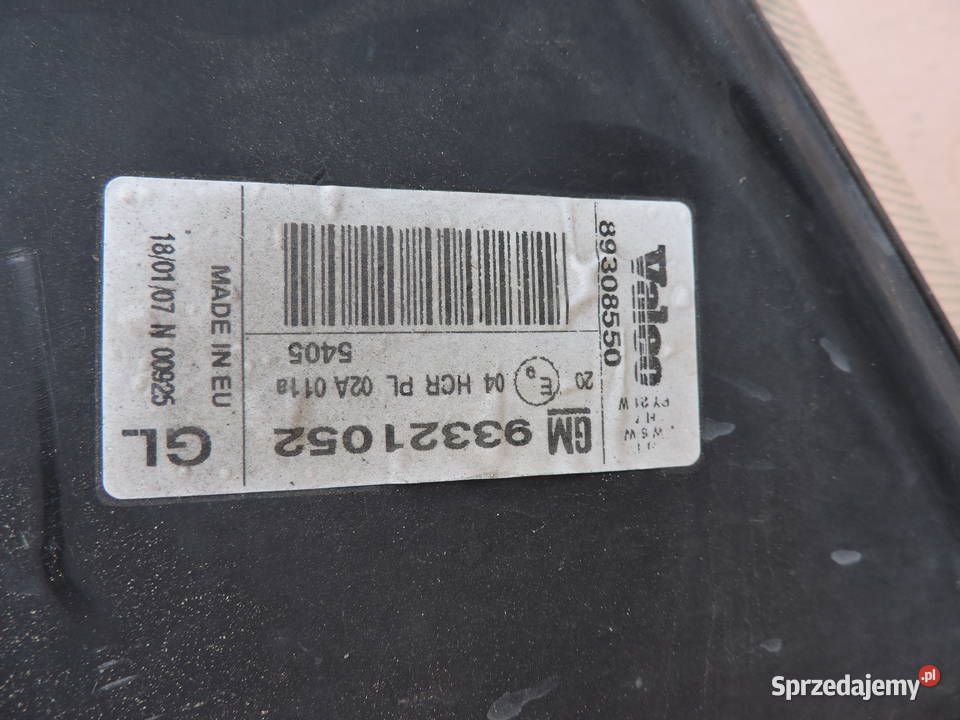 Lampy przód Opel Meriva osobowe Myszków