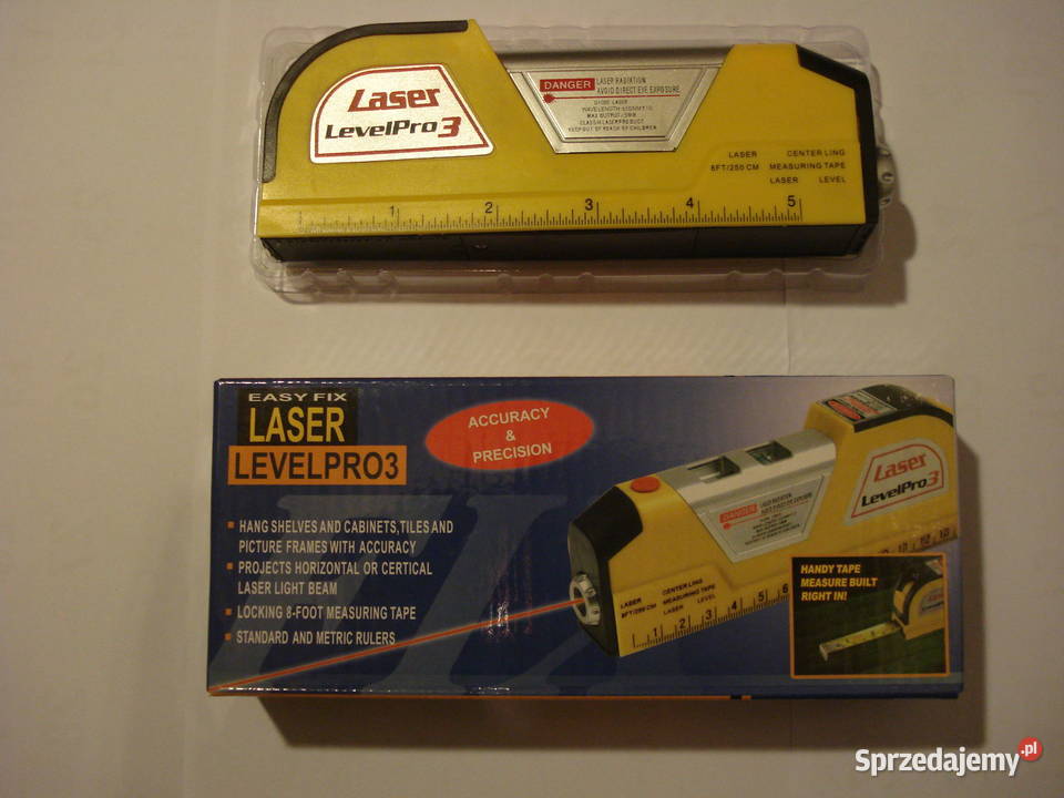 Poziomica laserowa z miarką Gdynia