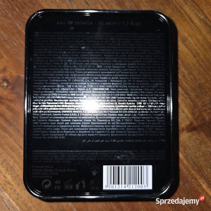 STR 8 ORIGINAL EAU DE TOILETTE 50ml Perfumy i wody