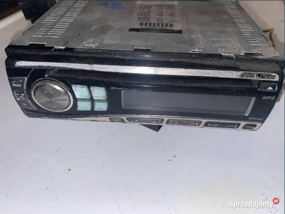 radio alpine CDE9846R wielkopolskie Ostrów Wielkopolski