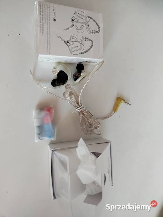 Słuchawki KZ ZNS pro z mikrofonem wymienny kabel Lublin