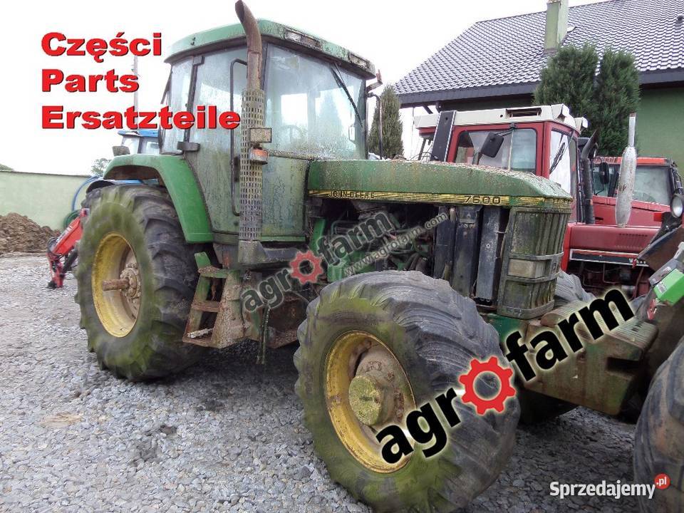 John Deere 7600 części skrzynia biegów silnik dolnośląskie Byków sprzedam