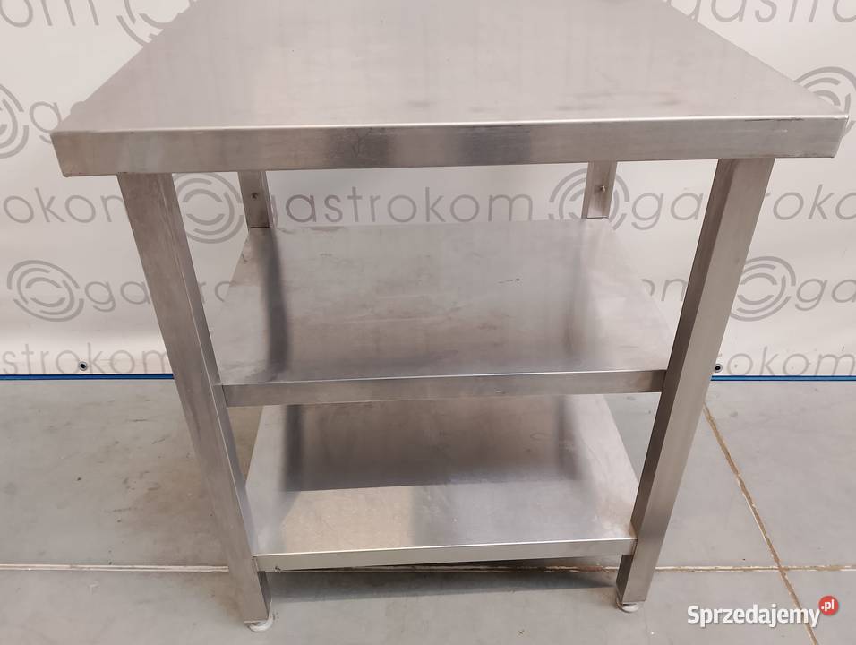 Stół z 2 półkami 68x60x85 sprzedam