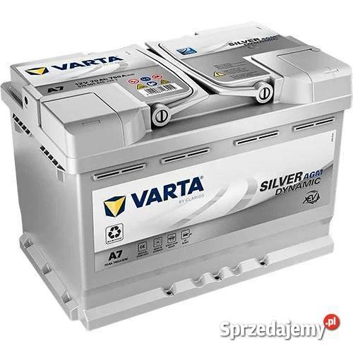 Akumulator Varta AGM A7 70Ah760A Włocławek sprzedam