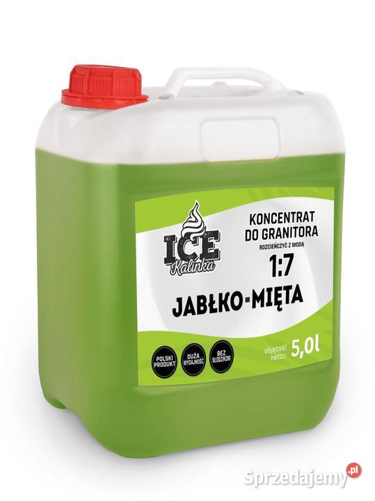 Koncentrat do granitora slushy o smaku JABŁKO Syropy i koncentraty Napoje Sandomierz