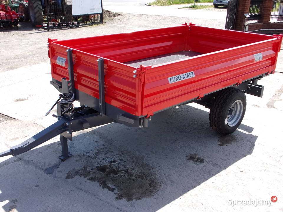 Przyczepa rolnicza EUROMASZ 3tony dostępna w
