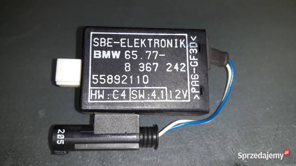 Sterownik zajętości siedzenia BMW  65778 367 242 Lusowo