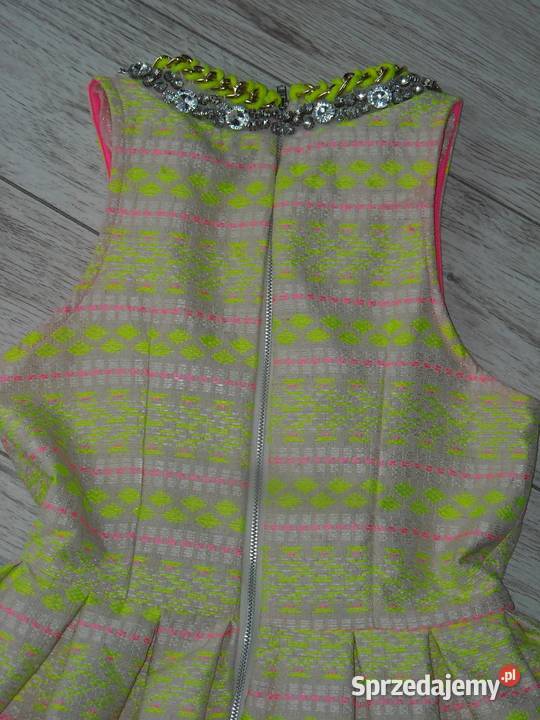 kolorowa sukienka lashes 6 xs Rozmiar 34(XS) Lubartów