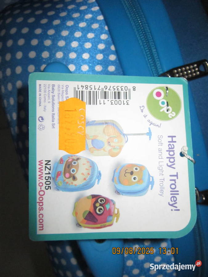 Walizka dziecka Warszawa sprzedam