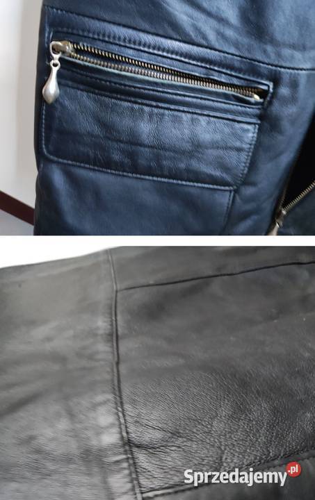 męska skórzana kamizelka skórkowa motocyklówka Kielce