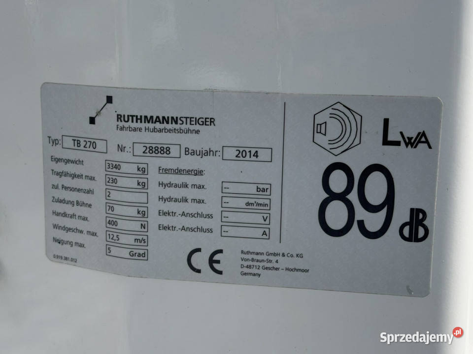 Nissan Cabstar Podnośnik Koszowy 27m RUTHMANN TB 136KM świętokrzyskie Widełki sprzedam