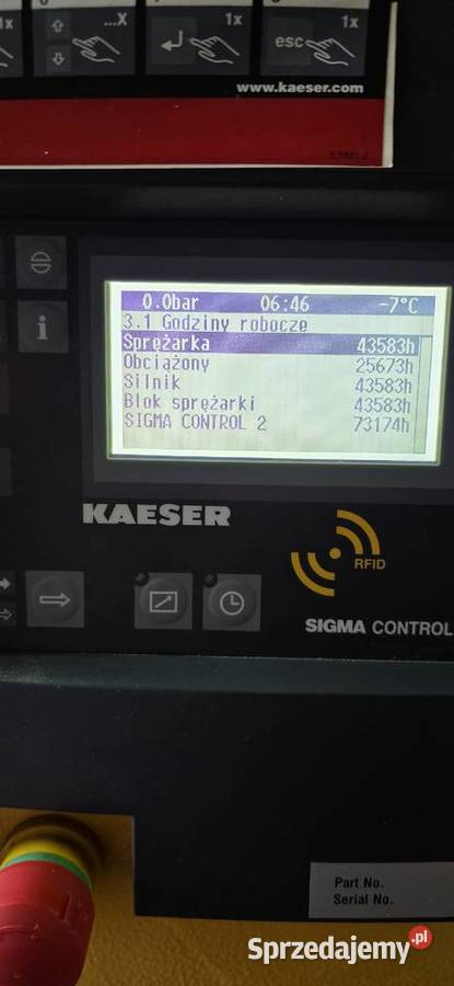 Sprzedam używany kompresor śrubowy firmy Kaeser dolnośląskie