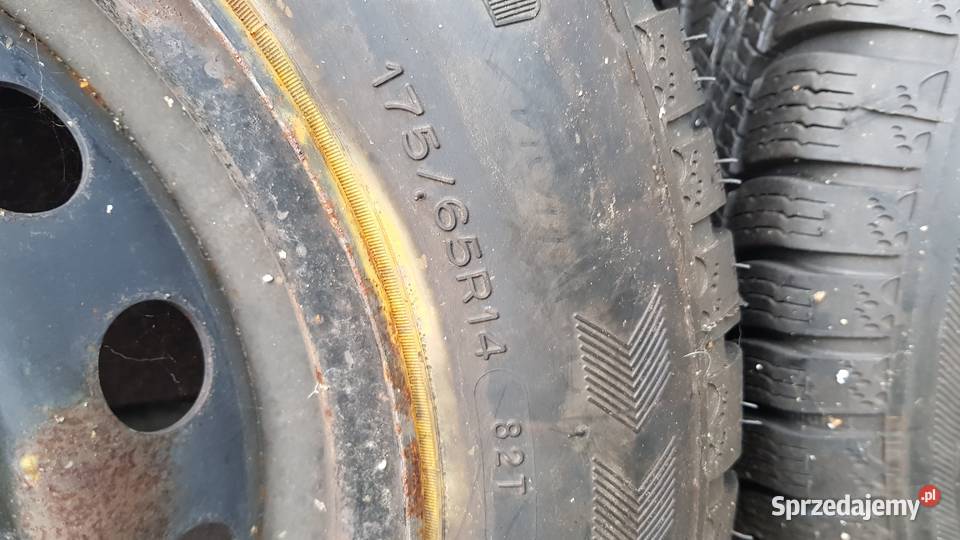 FELGI 14 Z OPONAMI ZIMOWYMI 14 175 65 4X100 Koła i felgi Kraków