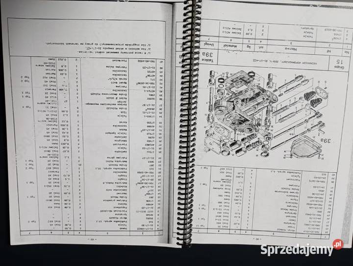 Katalog części T130 język polski sprzedam